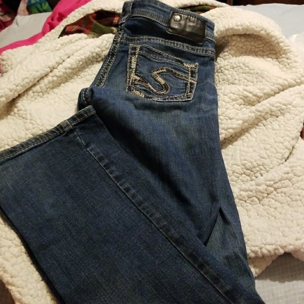 Silver jeans